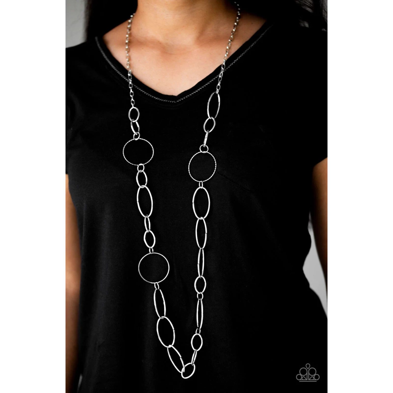 Perfect Mismatch Silver Necklace 494